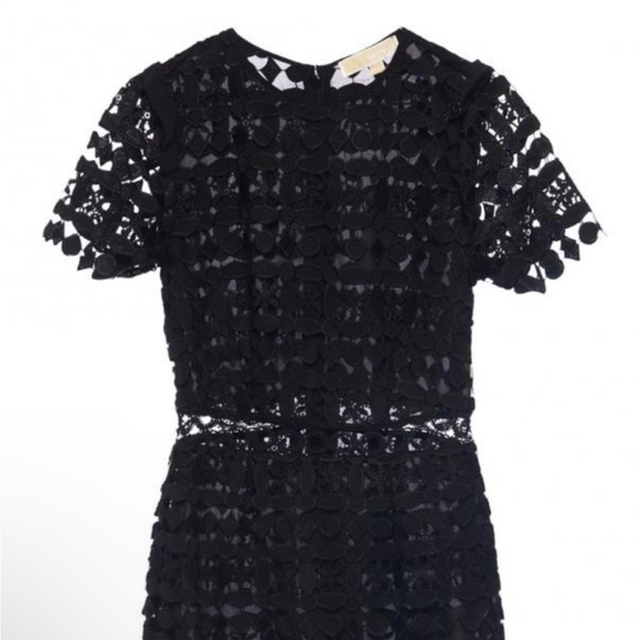 Michael Kors Black Lace Dress Size 2 - Picture 2 of 7